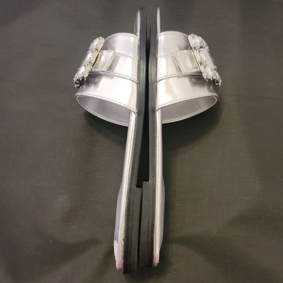 BRAND NEW NINE WEST SLIDE JEWEL MATTER DESIGN SANDAL R3 - Picture 8 of 16